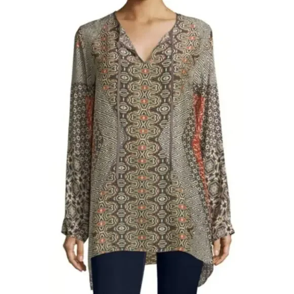 Johnny Was breeland patterned Tunic Top - Picture 1 of 7